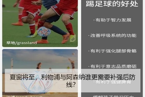 夏窗将至，利物浦与阿森纳谁更需要补强后防线？